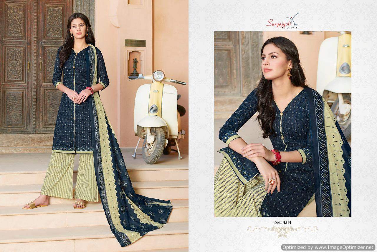 Suryajyoti cotton dress material hot sale